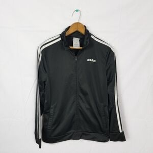Adidas Boy's Large (12/14) Black Track Jacket